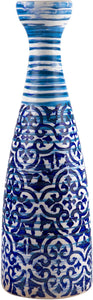 Copy of Beautiful Blue Batik Vase 14'