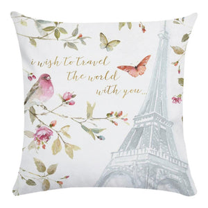 'I Wish To Travel The World With You' Soft Throw Pillow