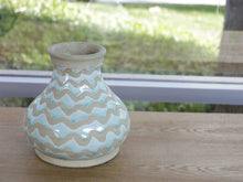 SeaFoam Finish Ceramic Vase