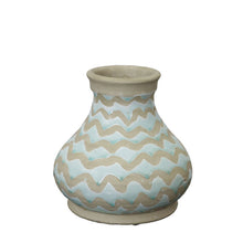 SeaFoam Finish Ceramic Vase