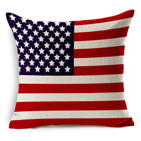American Flag Accent Throw Pillow