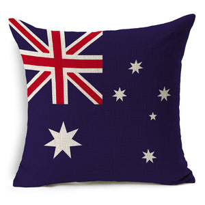 Australian Flag Accent Throw Pillow