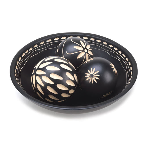 Ebony Decorative Ball Set