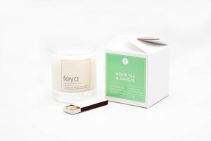 White Tea and Ginger Candle - Feya