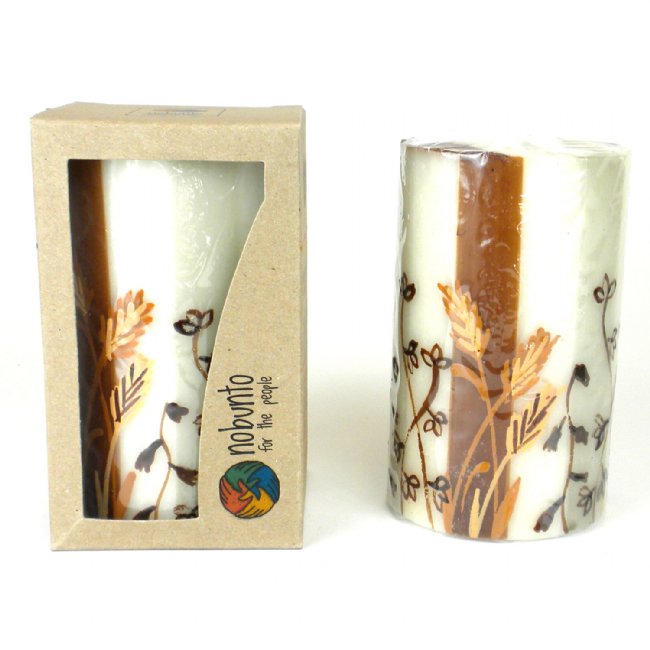 South African Hand Painted Candle - Kiwanja Design