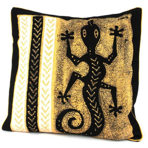 Handmade Geko Batik Pillow